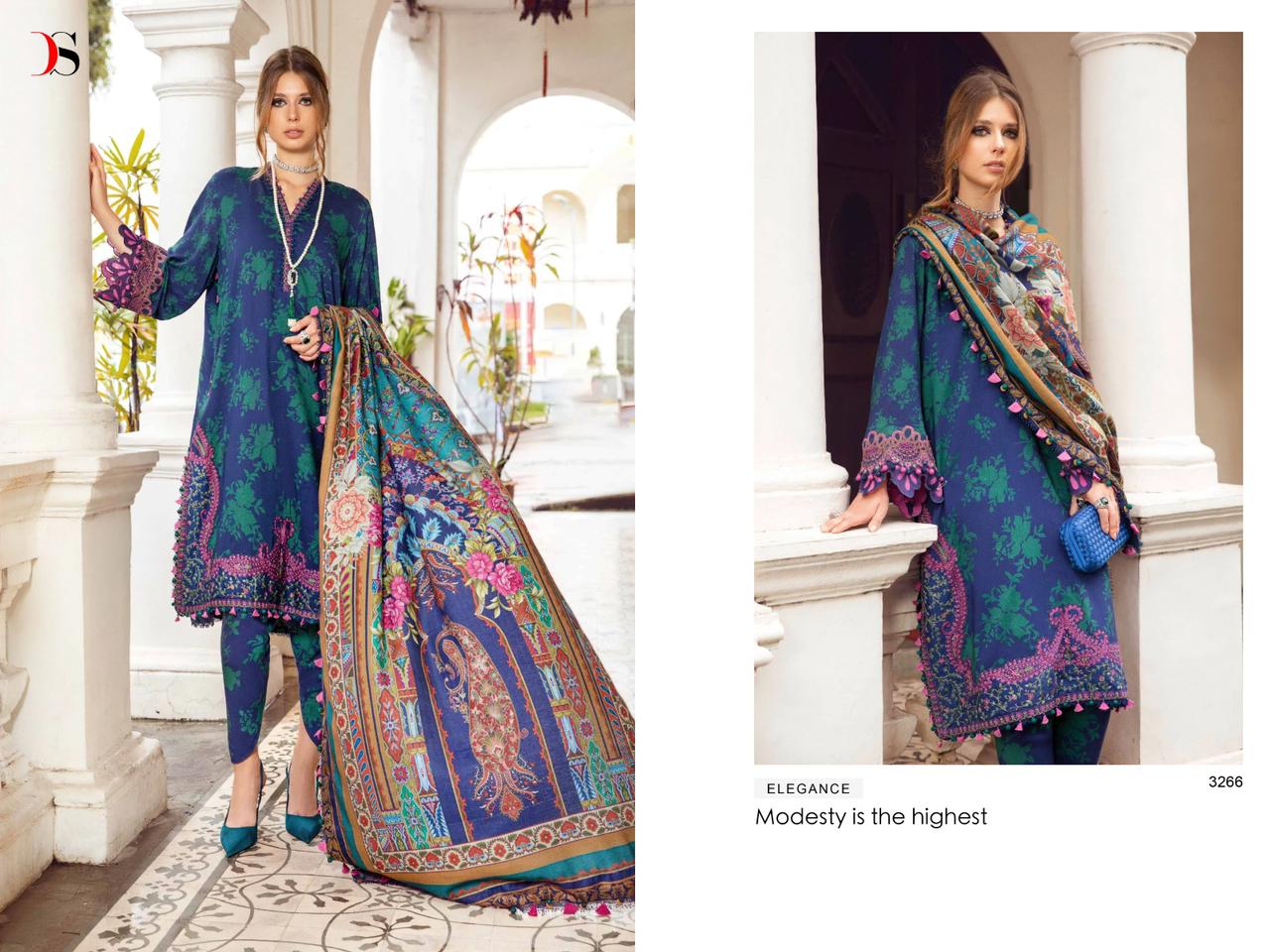 Maria B Print-5 Deepsy Cotton Pakistani Salwar Suits