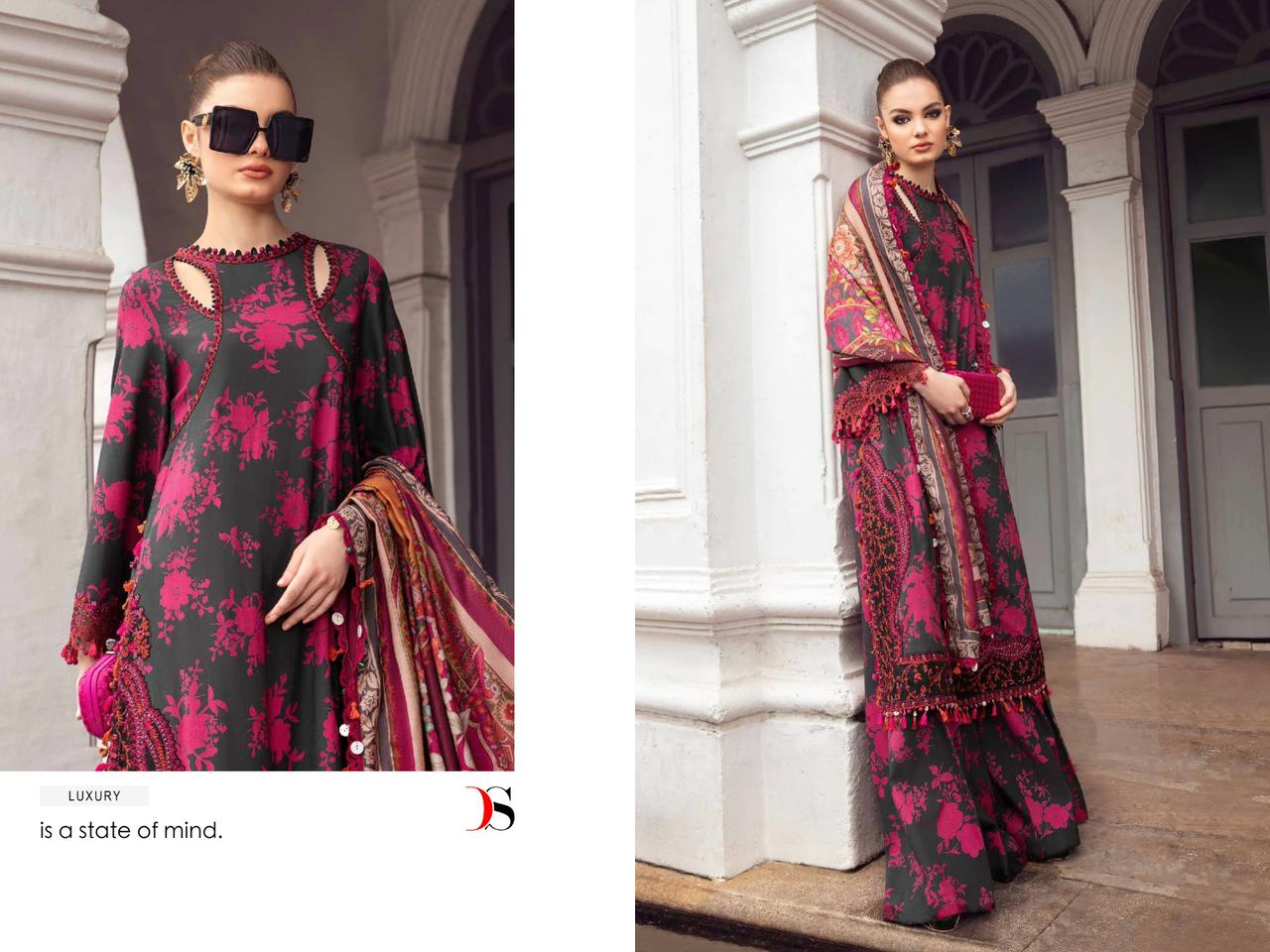 Maria B Print-5 Deepsy Cotton Pakistani Salwar Suits