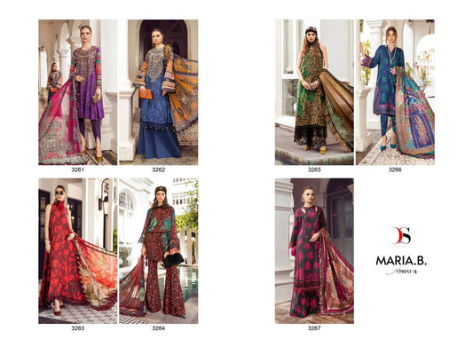 Maria B Print-5 Deepsy Cotton Pakistani Salwar Suits