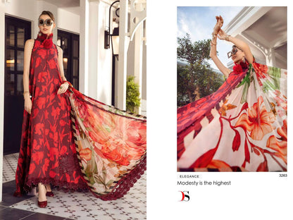 Maria B Print-5 Deepsy Cotton Pakistani Salwar Suits