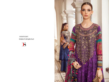 Maria B Print-5 Deepsy Cotton Pakistani Salwar Suits