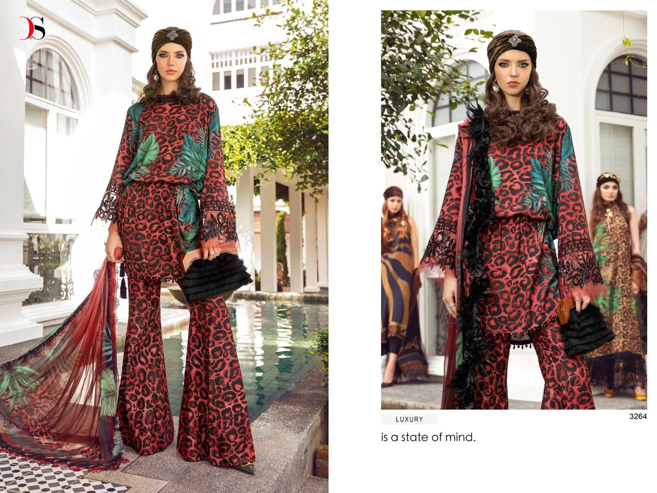 Maria B Print-5 Deepsy Cotton Pakistani Salwar Suits