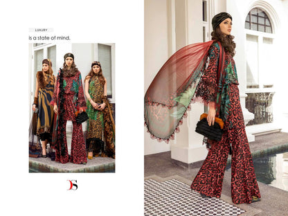 Maria B Print-5 Deepsy Cotton Pakistani Salwar Suits