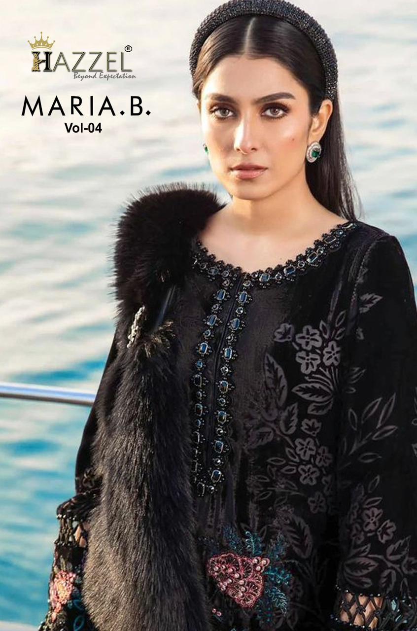 Maria B Vol-4 Hazzel Rayon Cotton Pakistani Salwar Suits