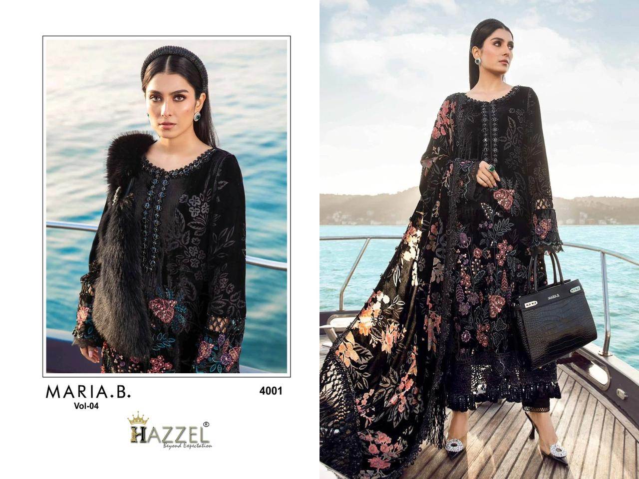 Maria B Vol-4 Hazzel Rayon Cotton Pakistani Salwar Suits