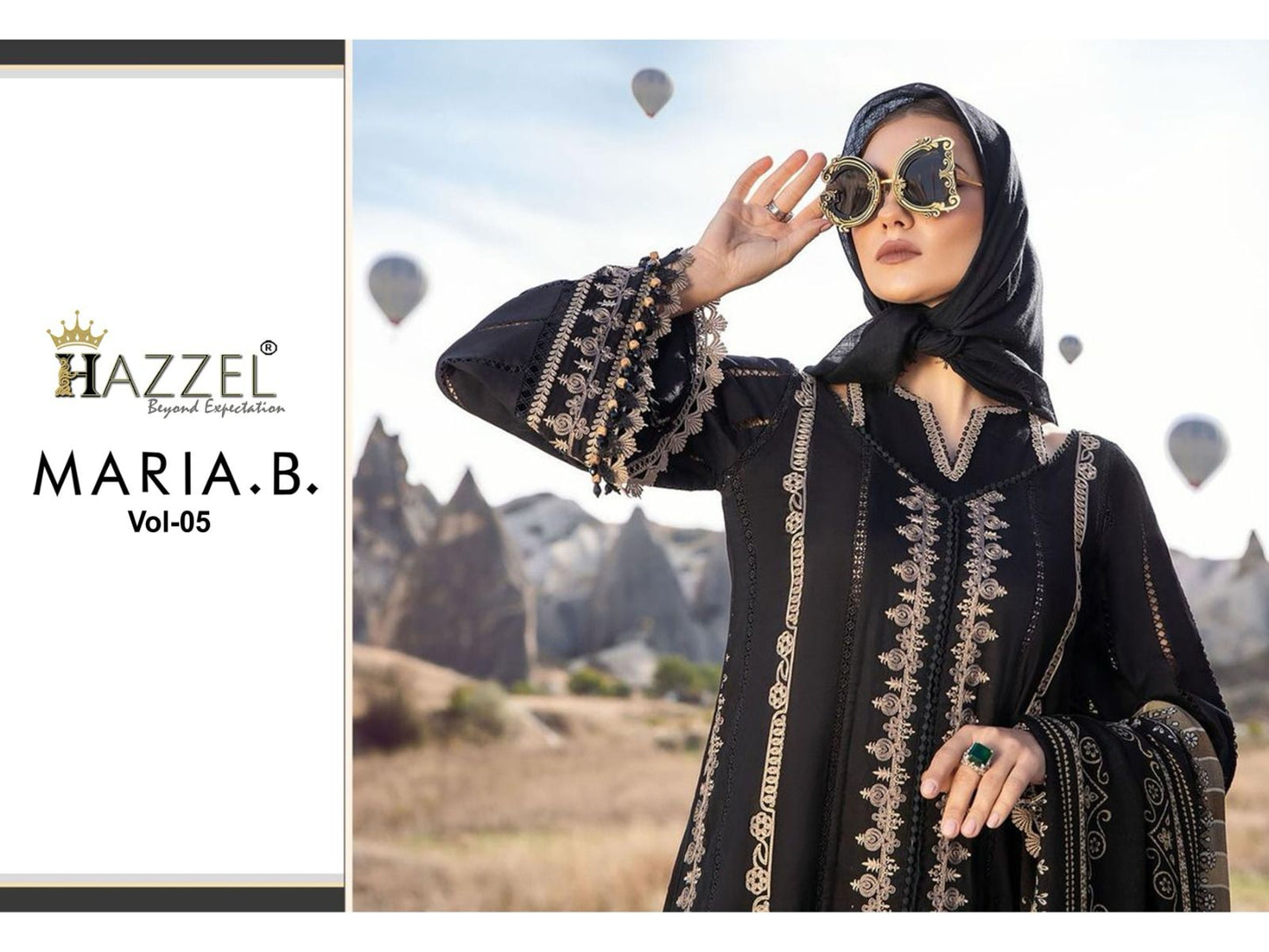 Maria B Vol-5 Hazzel Rayon Cotton Pakistani Salwar Suits