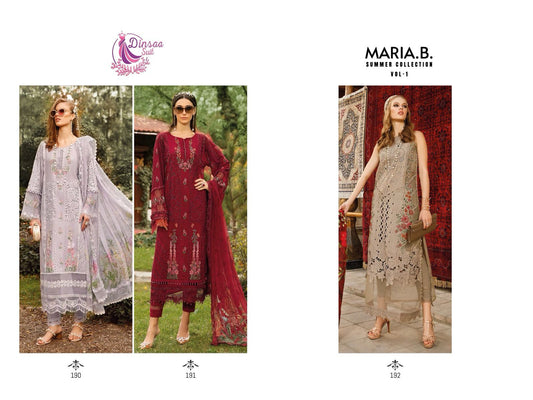 Maria B Vol 1-Summer Collection Dinsaa Suit Cotton Pakistani Salwar Suits