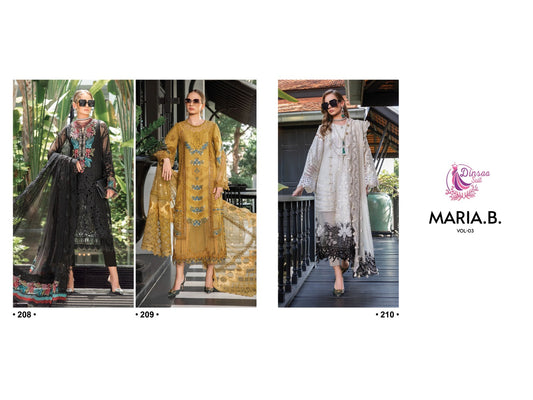 Maria B Vol 3 Dinsaa Suit Cotton Pakistani Salwar Suits