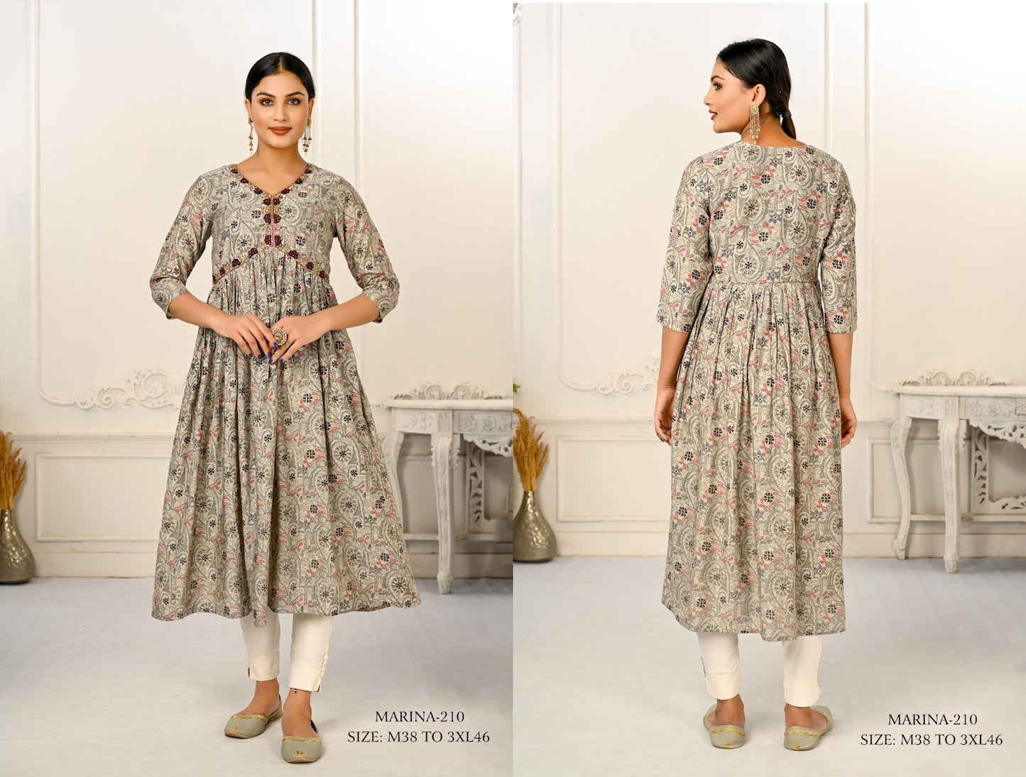 Marina Jivora Cotton Kurtis