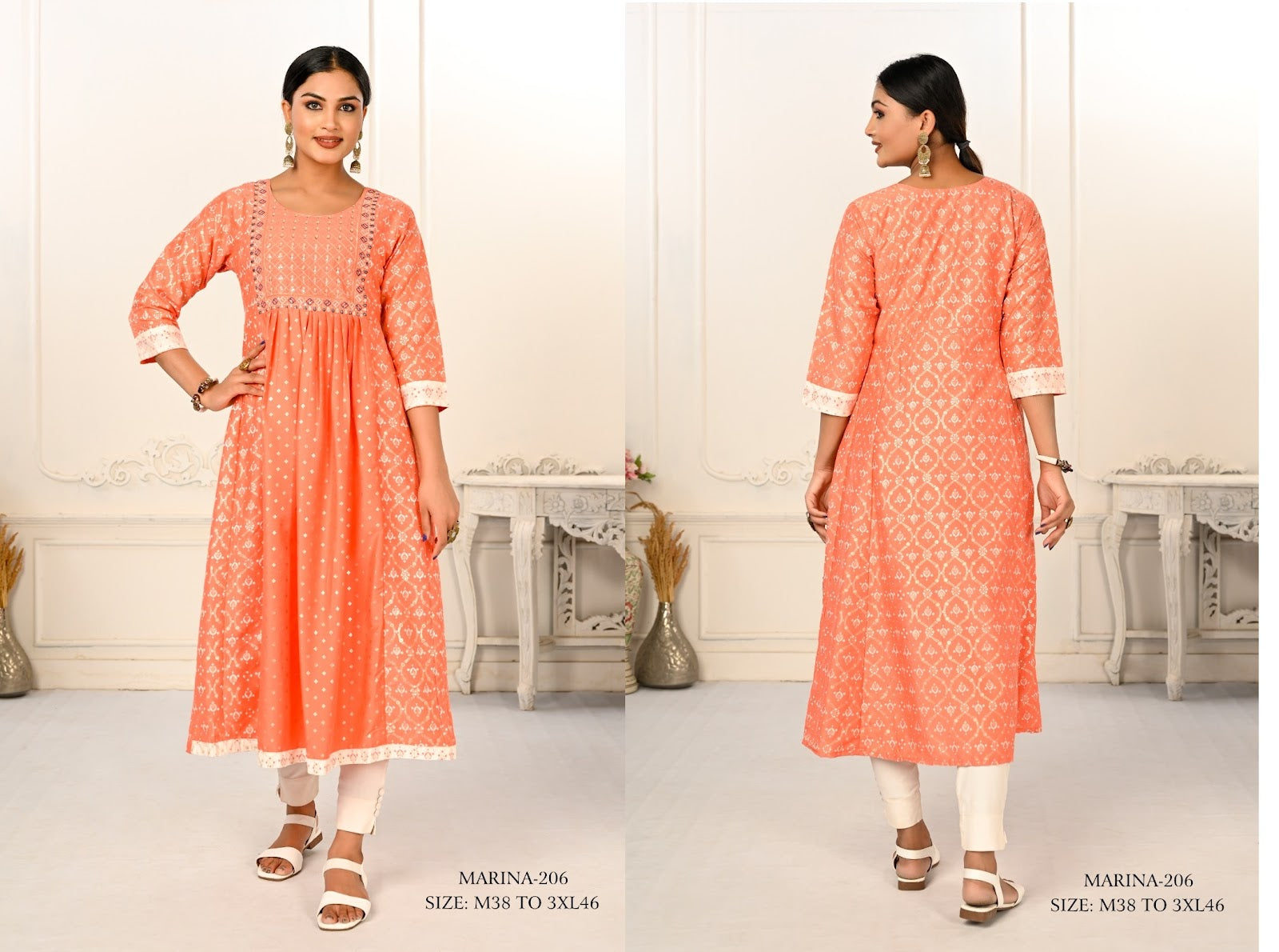 Marina Jivora Cotton Kurtis