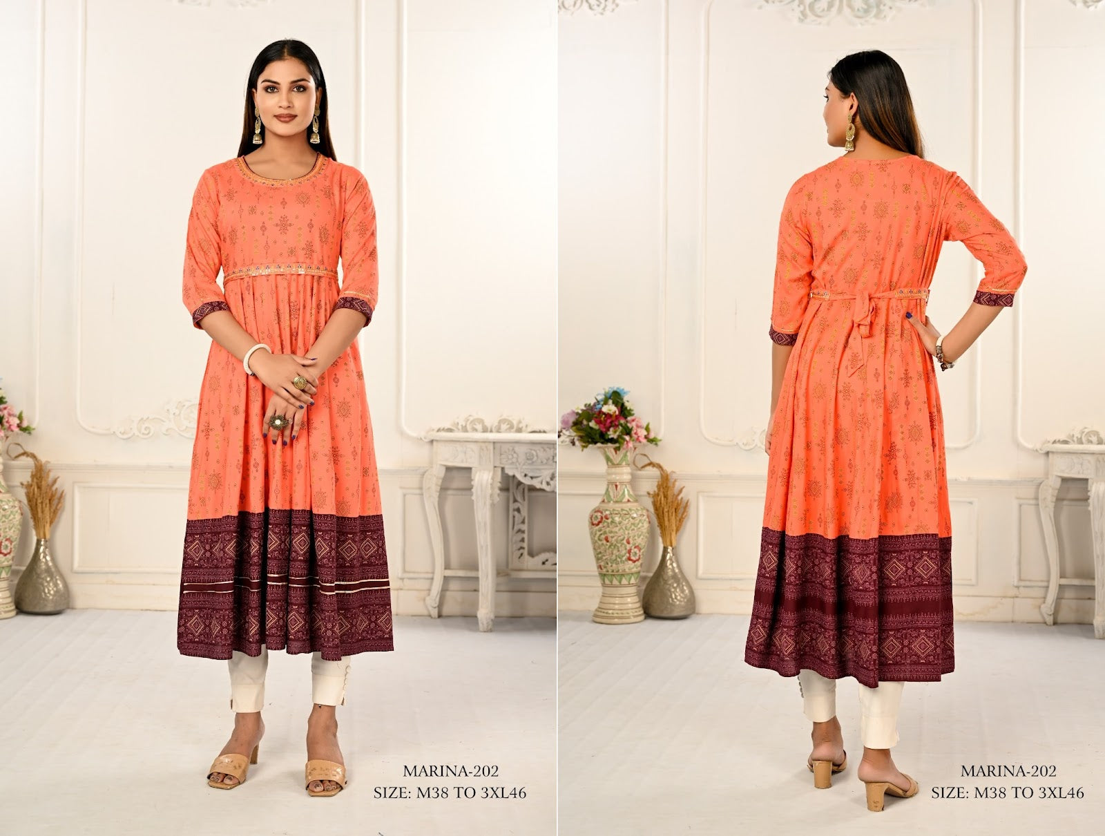 Marina Jivora Cotton Kurtis