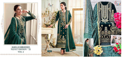 Mariya B Embroidered Edition Shree Fabs Velvet Suits