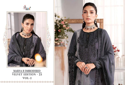 Mariya B Embroidered Vol 2 Shree Fabs Velvet Suits