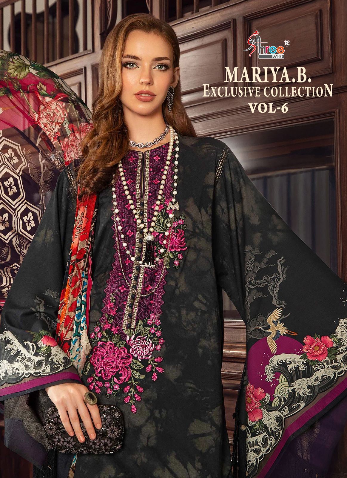 Mariya B Exclusive Collection Vol 6 Shree Fabs Cotton Pakistani Salwar Suits