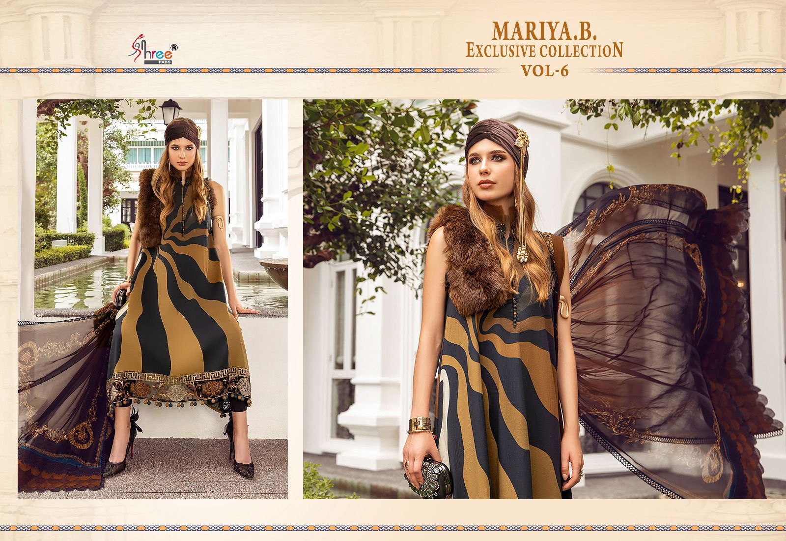 Mariya B Exclusive Collection Vol 6 Shree Fabs Cotton Pakistani Salwar Suits