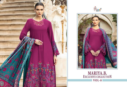 Mariya B Exclusive Collection Vol 8 Shree Fabs Rayon Cotton Pakistani Salwar Suits