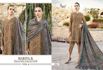 Mariya B Exclusive Collection Vol 8 Shree Fabs Rayon Cotton Pakistani Salwar Suits