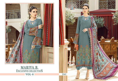 Mariya B Exclusive Collection Vol 8 Shree Fabs Rayon Cotton Pakistani Salwar Suits