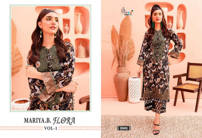 Mariya B Flora Vol 1 Shree Fabs Jaam Cotton Pakistani Salwar Suits