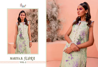 Mariya B Flora Vol 2 Shree Fabs Jaam Cotton Pakistani Salwar Suits
