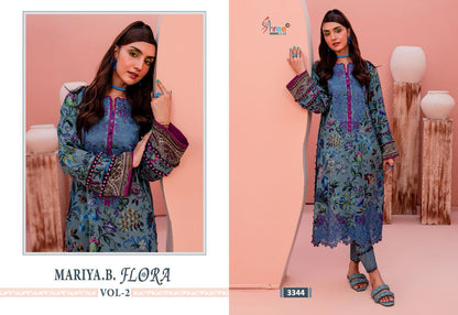 Mariya B Flora Vol 2 Shree Fabs Jaam Cotton Pakistani Salwar Suits