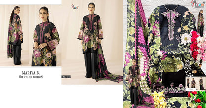 Mariya B Hit Color 3331 Shree Fabs Cotton Pakistani Salwar Suits