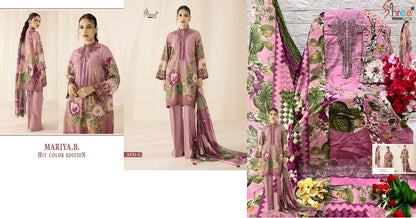 Mariya B Hit Color 3331 Shree Fabs Cotton Pakistani Salwar Suits