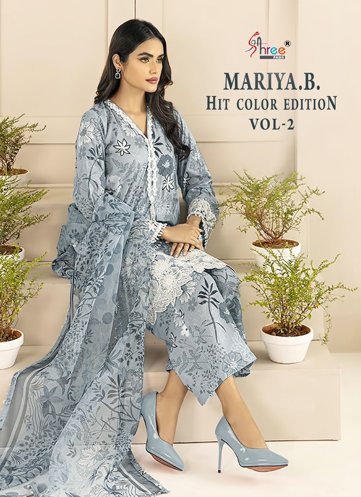 Mariya B Hit Color Vol 2-3355 Shree Fabs Cotton Pakistani Salwar Suits