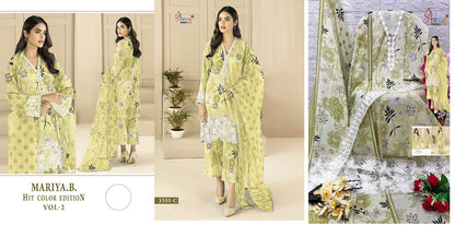 Mariya B Hit Color Vol 2-3355 Shree Fabs Cotton Pakistani Salwar Suits