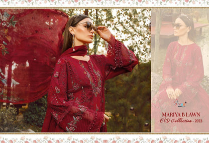 Mariya B Lawn Eid Collection-2023 Shree Fabs Lawn Cotton Pakistani Patch Work Suits