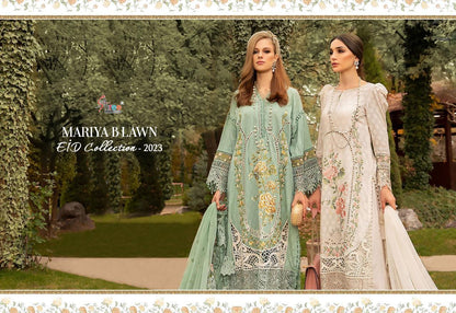 Mariya B Lawn Eid Collection-2023 Shree Fabs Lawn Cotton Pakistani Patch Work Suits