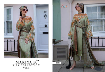Mariya B Silk Vol 5 Nx Shree Fabs Japan Satin Pakistani Salwar Suits