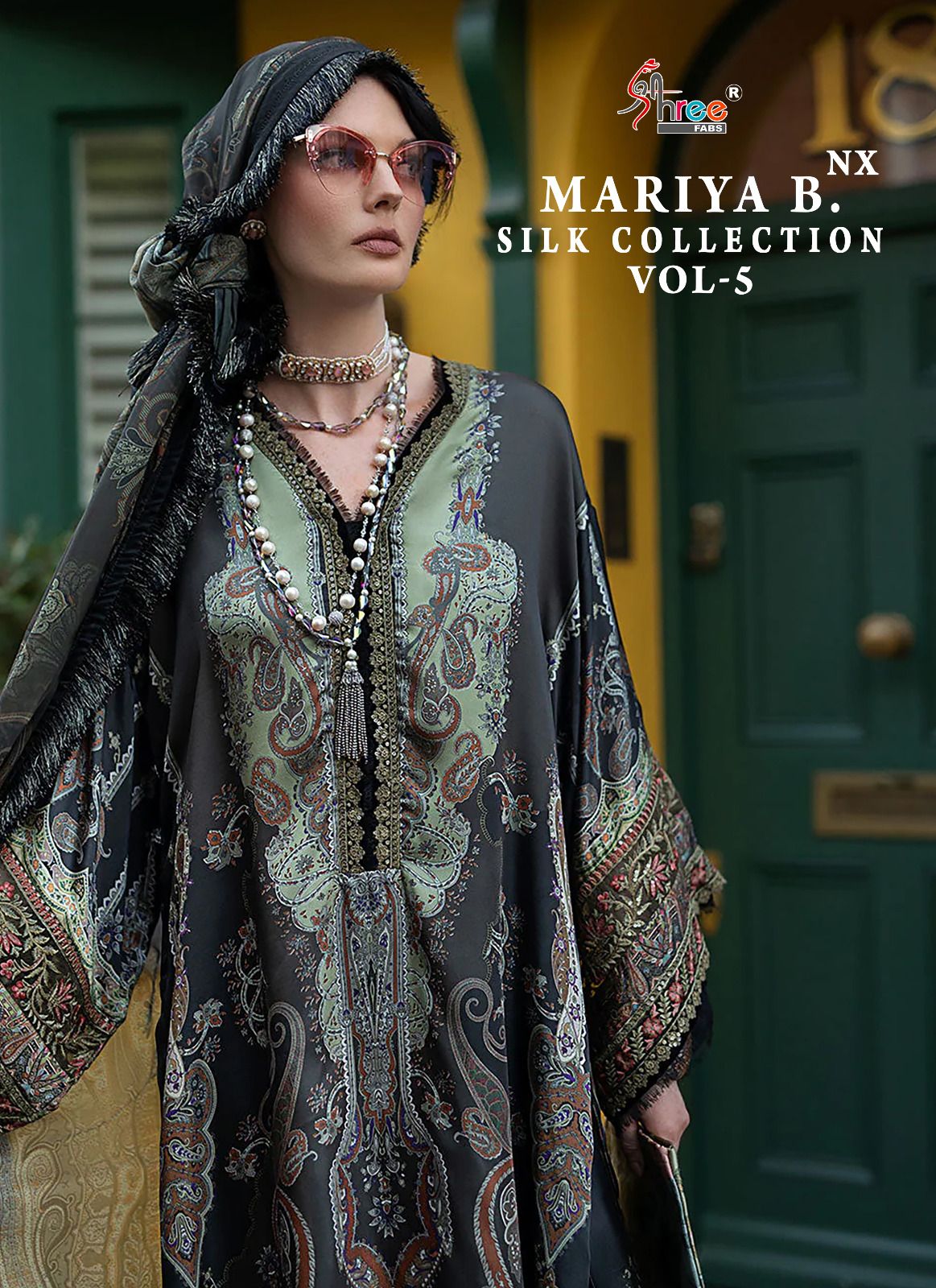 Mariya B Silk Vol 5 Nx Shree Fabs Japan Satin Pakistani Salwar Suits