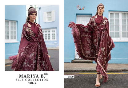 Mariya B Silk Vol 5 Nx Shree Fabs Japan Satin Pakistani Salwar Suits