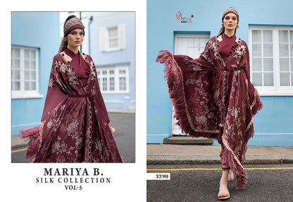 Mariya B Silk Vol 5 Shree Fabs Satin Pakistani Salwar Suits