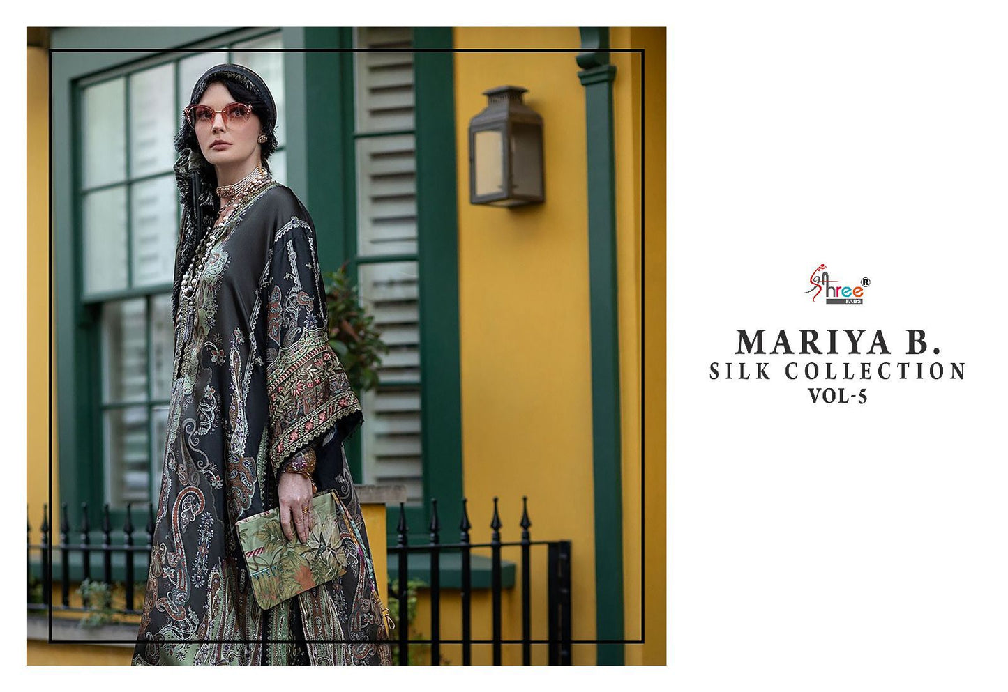 Mariya B Silk Vol 5 Shree Fabs Satin Pakistani Salwar Suits