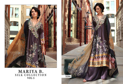 Mariya B Silk Vol 5 Shree Fabs Satin Pakistani Salwar Suits