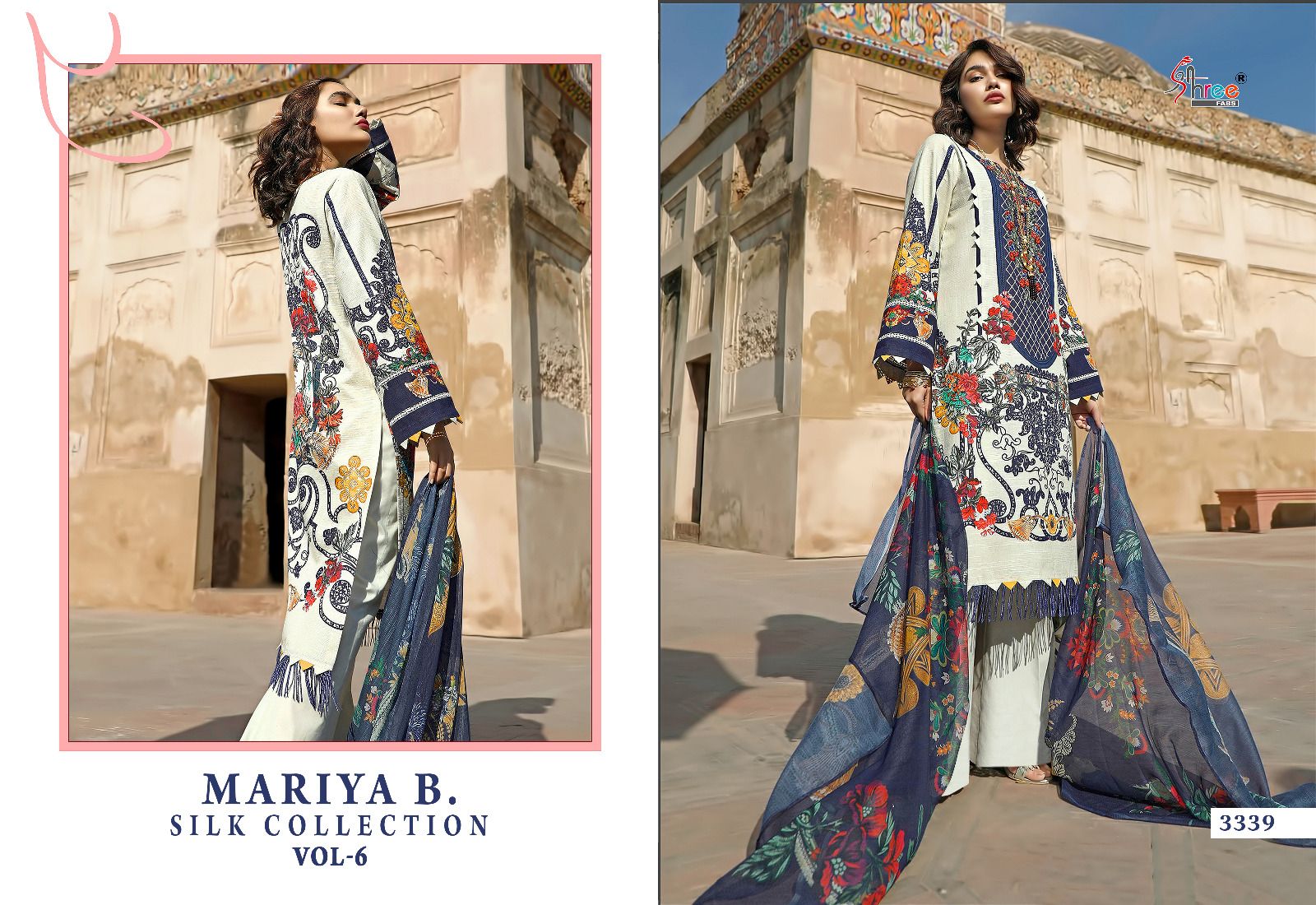 Mariya B Silk Vol 6 Shree Fabs Satin Pakistani Salwar Suits