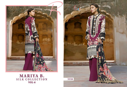 Mariya B Silk Vol 6 Shree Fabs Satin Pakistani Salwar Suits
