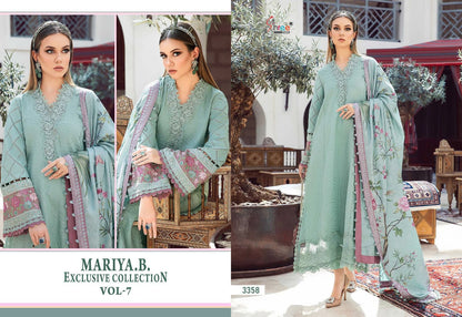 Mariya B Vol 7 Shree Fabs Rayon Cotton Pakistani Salwar Suits