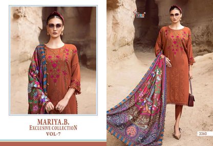 Mariya B Vol 7 Shree Fabs Rayon Cotton Pakistani Salwar Suits