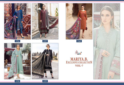 Mariya B Vol 7 Shree Fabs Rayon Cotton Pakistani Salwar Suits