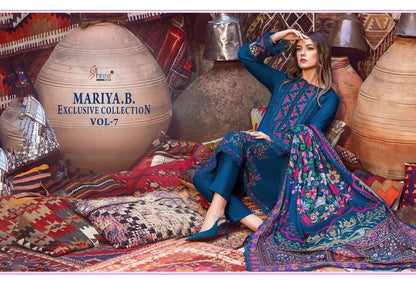 Mariya B Vol 7 Shree Fabs Rayon Cotton Pakistani Salwar Suits