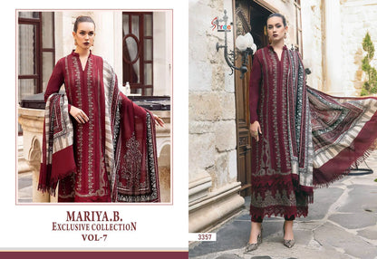 Mariya B Vol 7 Shree Fabs Rayon Cotton Pakistani Salwar Suits