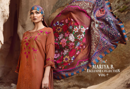 Mariya B Vol 7 Shree Fabs Rayon Cotton Pakistani Salwar Suits