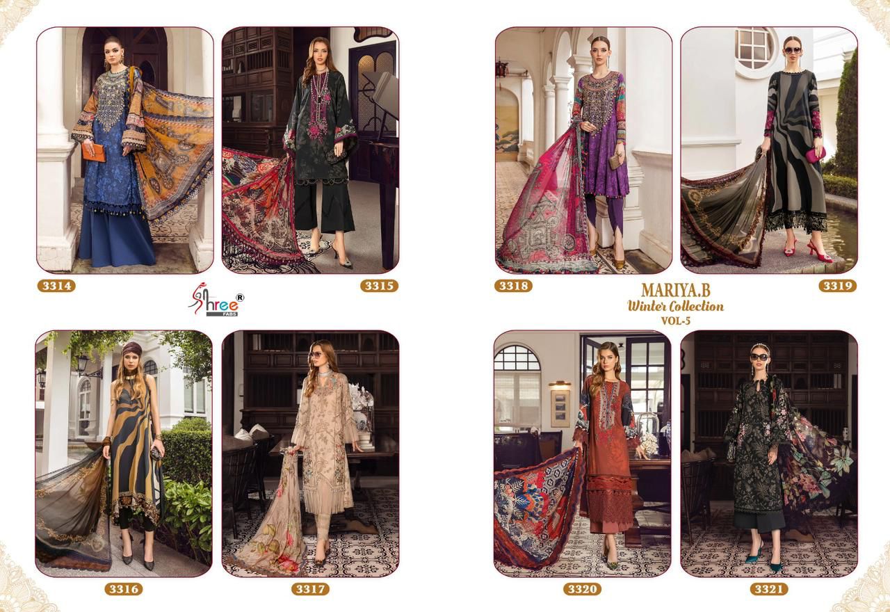 Mariya B Winter Vol 5 Shree Fabs Pashmina Suits