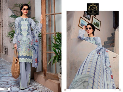 Marjaan Vol 1 Firdous Art Cotton Pakistani Patch Work Suits
