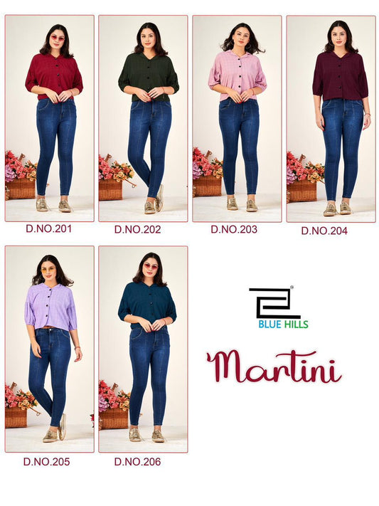 Martini Blue Hills Bsy Women Shirts