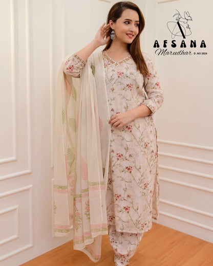 Marudhar Afsana Muslin Readymade Suits