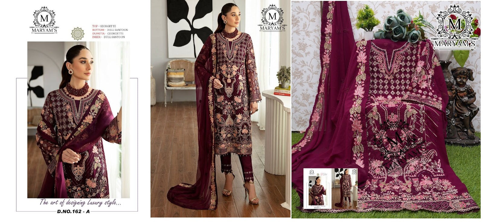Maryams-162 Kaleesha Fashion Fox Georgette Pakistani Salwar Suits